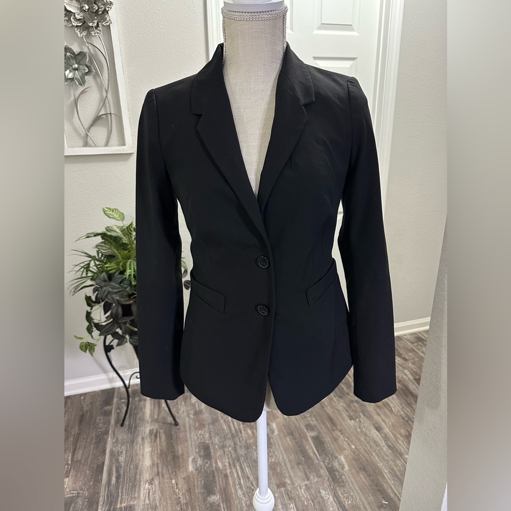The Limited Black Collection Women’s Black Two Button Blazer Jacket Size 0